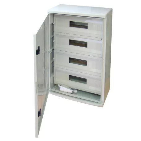 Tracon 4x22 mod, HxWxD=700x500x245mm, IP65, IK10, 1000V AC/DC TME705025M Műanyag elosztószekrény maszkos 5997374183819