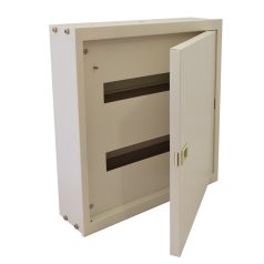   Tracon 3×16 mod, H×W×D=605×445×110mm, IP42, RAL1013 EDFKF-16/3 Fém elosztódoboz falon kívüli, maszkos, fehér 5997374174305