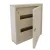 Tracon 3×16 mod, H×W×D=605×445×110mm, IP42, RAL1013 EDFKF-16/3 Fém elosztódoboz falon kívüli, maszkos, fehér 5997374174305