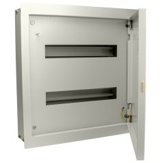   Tracon 2×16 mod, H×W×D=476×464×115mm, IP42, RAL1013 EDSF-16/2 Fém elosztódoboz süllyesztett, maszkos, fehér 5997374174336