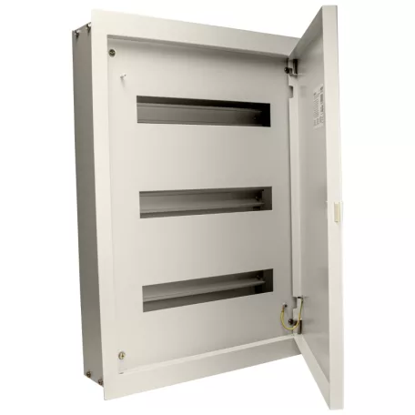 Tracon 3×16 mod, H×W×D=626×464×115mm, IP42, RAL1013 EDSF-16/3 Fém elosztódoboz süllyesztett, maszkos, fehér 5997374174343