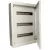 Tracon 3×16 mod, H×W×D=626×464×115mm, IP42, RAL1013 EDSF-16/3 Fém elosztódoboz süllyesztett, maszkos, fehér 5997374174343