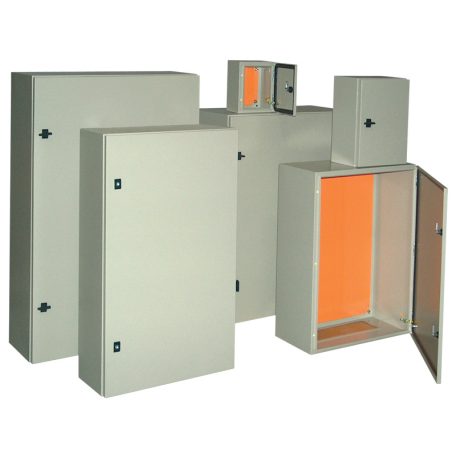 Tracon H×W×D=500×400×200mm, IP55 TFE504020 Fém elosztószekrény, acél, szürke 5997374152235