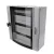 Tracon 600×600×200mm / 72M (3×24 mod) TGE606020 Ívelt biztonsági üvegajtós fémelosztószekrény 5997374217293