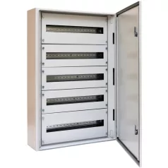   Tracon W×L×H=600×900×200 / 120M (5×24) , IP54 TGEF609020 Fémajtós fém elosztószekrény 5997374220569