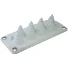 Tracon 216x84mm; IP55 EKBV-02 Elosztószekrény kábelbevezető, gumi, 10db kábelhez 5997374187404