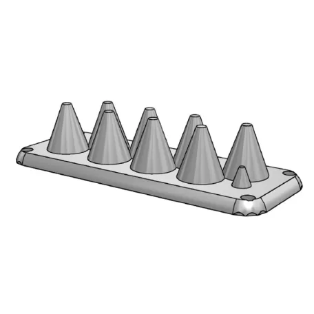 Tracon 216x84mm; IP55 EKBV-02 Elosztószekrény kábelbevezető, gumi, 10db kábelhez 5997374187404
