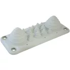 Tracon 222x92mm; IP55 EKBV-03 Elosztószekrény kábelbevezető, gumi, 14db kábelhez 5997374187411