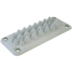   Tracon 222x92mm; IP55 EKBV-04 Elosztószekrény kábelbevezető, gumi, 25db kábelhez 5997374187428