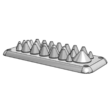 Tracon 222x92mm; IP55 EKBV-04 Elosztószekrény kábelbevezető, gumi, 25db kábelhez 5997374187428