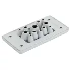 Tracon 107×56×19mm, IP65 EKBV-10 Elosztószekrény kábelbevezető,gumi, 12db kábelhez 5997374216821