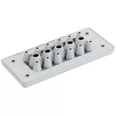   Tracon 127×56×19mm, IP65 EKBV-16 Elosztószekrény kábelbevezető,gumi, 17db kábelhez 5997374216838