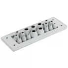 Tracon 153×56×19mm, IP65 EKBV-24 Elosztószekrény kábelbevezető,gumi, 17db kábelhez 5997374216845