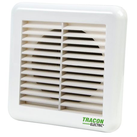 Tracon 151×151×45mm, D=96mm VFS100 Kültéri fix zsalu ráccsalfürdőszoba ventilátorhoz 5997374216067