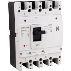   Tracon 4P,630A,Ir=(0,8-1,0)In,400/415V, 50/60Hz, Icu=50kA, Ics=35kA AKMN4-630 Kompakt megszakító 5997374234467