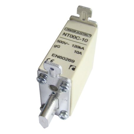 Tracon Un=500V AC, 100A, 00C, 120kA/500VAC, gG NT00C-100 Késes biztosító 5997374117593