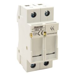   Tracon 20A, 8x32mm; Un=230V/400V HBA-2P-20 Szakaszolókapcsoló-biztosítóhengeres bizt.hoz, maszkolható 5997374200417