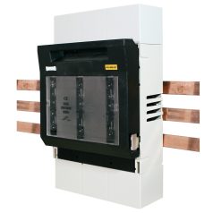   Tracon 500/690V AC, 220/400V DC, max.250A, 3P, 1, 60mm LTL1-3/9/60/AO Biztosítós szakaszolókapcsoló, gyűjtősínre, felső kábelbev. 5997374186353