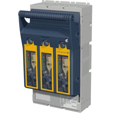 Tracon AC 690V, DC 440V, 400A, 3P, 2 KETO-2-3/R300 Vízszintes szakaszolókapcsoló-biztosító, szerelőlapra, 3P 5997374211222