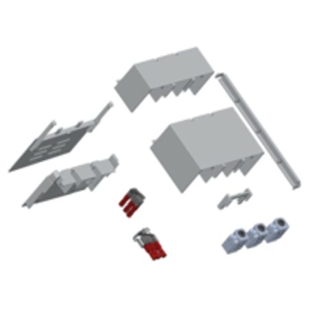 Tracon 1, 1P, L=42 mm AA-KETO-1-1 Érintésvédelmi burkolat alsó/felső kábelbevezetéshez 1P 5997374211277
