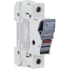   Tracon 32A, 10x38mm, Un=400V/690V, 1P, LED CFBL1P32 Szakaszolókapcsoló-biztosító hengeres bizt.hoz, maszkolható 5997374235822