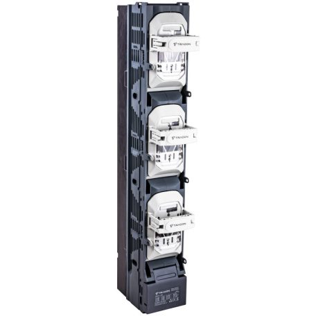 Tracon 400/500V AC, 400 A, 100 kA; 690VAC, 315A,50 kA; 3x1P,NH2,M10 DSV2-3S Függ. bizt. szakaszolókapcs, 400A, pólusonként nyit, sarus 5997374236690