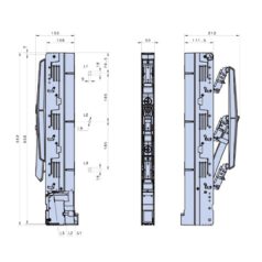   Tracon 500/690V AC, 220/400V DC, max.160A, 3P, 00, -U- SL00-3X3/185/KU00 Függőleges biztosítós szakaszolókapcsoló, egyszerre nyitás 5997374184021