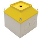 Tracon IP44 TK/T3+F3S/ Összeáll. 3-as tok. kézikapcs.hoz 20-32,63 A, sárga fed. 5997374150378