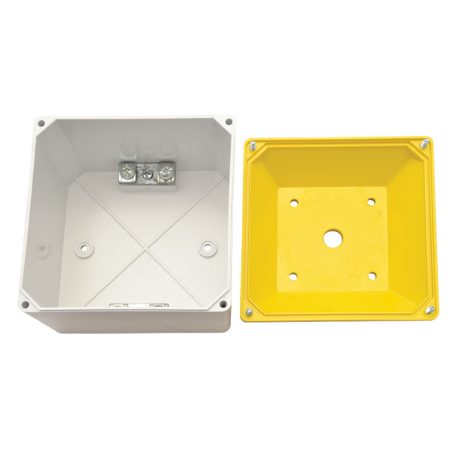 Tracon IP44 TK/T3+F3S/ Összeáll. 3-as tok. kézikapcs.hoz 20-32,63 A, sárga fed. 5997374150378