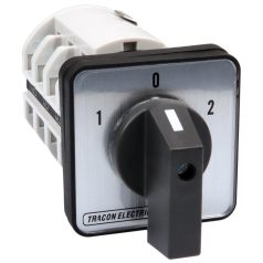   Tracon 400V, 50Hz, 125A, 30kW, 88×88mm TKM-12/N Közvetlen irányváltó motorkapcsoló, 1-0-2 5997374140737