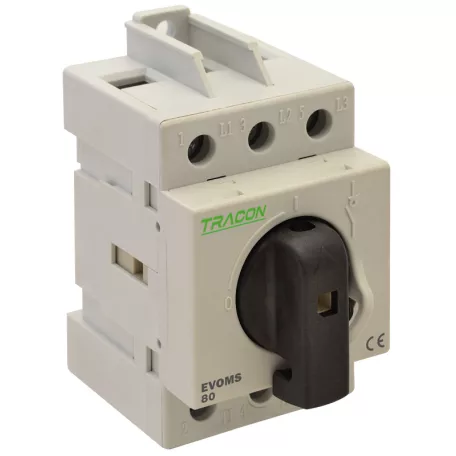 Tracon 400V, 50Hz, 125A, 3P, 25-50mm2 EVOMS125/3 Sorolható lakatolható szakaszoló kapcsoló 5997374210607