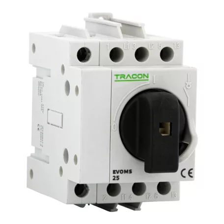 Tracon 400V, 50Hz, 40A, 1P, 10-16mm2 EVOMS-N16-40 N pólus az EVOMS szériához 5997374150217