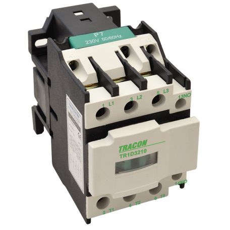 Tracon 400V, 50Hz, 12A, 5,5kW, 24V DC, 3×NO+1×NO TR1D1210B4 Kontaktor 5997374229036