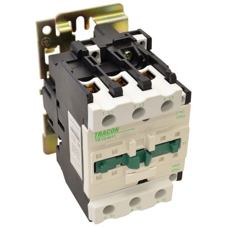 Tracon 400V, 50Hz, 40A, 18,5kW, 48V AC, 3×NO+(1×NO+1×NC) TR1D4011E7 Kontaktor 5997374142151