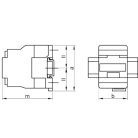Tracon 660V, 50Hz, 25A, 11kW, 110V AC, 3×NO+1×NC TR1F2501F7 Kontaktor 5997374164856