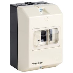   Tracon IP55 TGV3-T2 Falon kívüli műanyag tokozat,TGV3-hoz 5997374233392