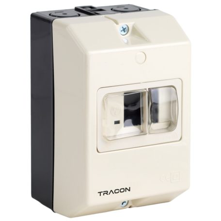 Tracon IP55 TGV3-T2 Falon kívüli műanyag tokozat,TGV3-hoz 5997374233392