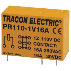  Tracon 110V DC / 1×CO (16A, 230V AC / 30V DC) PR110-1V16A Print relé 5997374153164