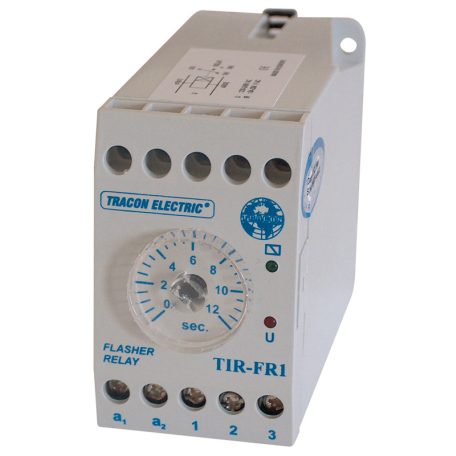 Tracon 250V AC, 0,5s / 0-12s, 5A/250V AC, 10A/24V AC/DC TIR-FR1 Ütemadó 5997374148122
