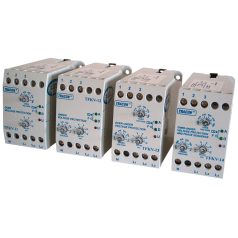   Tracon Umin=300-400V / Umax=430-480V, 0.2s-15s, 5A/250V TFKV-14 Védőrelé, feszcsök/fesznöv. 3 fázisra, állítható, fázissor. 5997374148221