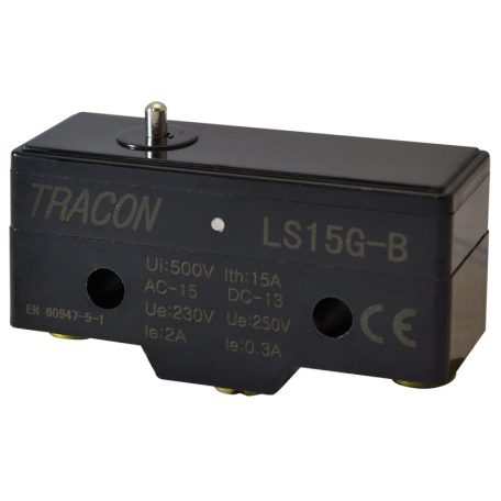 Tracon 1xCO, 2A/230V AC-15, 0,3A/250V DC-13 IP00 LS15G-B Helyzetkapcsoló, ütközős 5997374125338