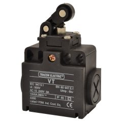   Tracon 1xNO+1xNC, 6A/230V AC-15, 0,3A/250V DC-13, IP65 VT121 Helyzetkapcsoló, karos-görgős 5997374111218