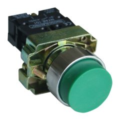   Tracon 1×NO, 3A/240V AC, IP42 NYGBL31Z Kiálló nyomógomb, fémalapra szerelt, zöld 5997374134606