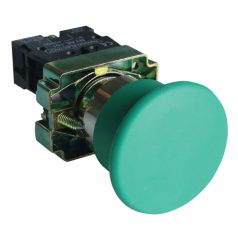   Tracon 1×NO, 3A/400V AC, IP42, d=40mm NYGBC31Z Gombafejű nyomógomb, fémalapra szerelt, zöld 5997374134446