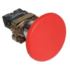   Tracon 1×NC, 3A/400V AC, IP44, d=40mm NYGBR42PT Tokozott gombafejű vészgomb, fémalapra szerelt, piros 5997374158053