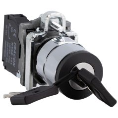   Tracon 1×NO, 3A/230V AC, IP44 NYBG41KKT Tokozott kulcsos kapcsoló, fémalap, bal-jobb KI, kétállás 5997374158220