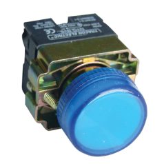   Tracon 3A/400V AC, IP42, NYGI230 NYGBV66K Jelzőlámpa, fémalapra szerelt, kék, izzó nélkül 5997374134835