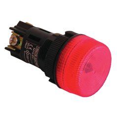   Tracon 0,4A/250V AC, d=22mm, IP42 NYGEV165S Jelzőlámpa, műanyag testű, sárga, izzó nélkül 5997374135191