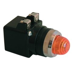   Tracon 0,4A/400V AC, d=22mm, IP42, NYGI6 NYLBV875S Jelzőlámpa, műanyag testű, sárga, transzformátorral 5997374135573