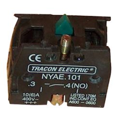  Tracon 1×NO, 3 A/400 V NYAE101 Érintkező-egység fémalapra szerelt nyomógombokhoz 5997374125680